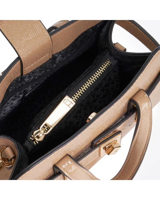 Dune Brown Delineate Shoulder Bag