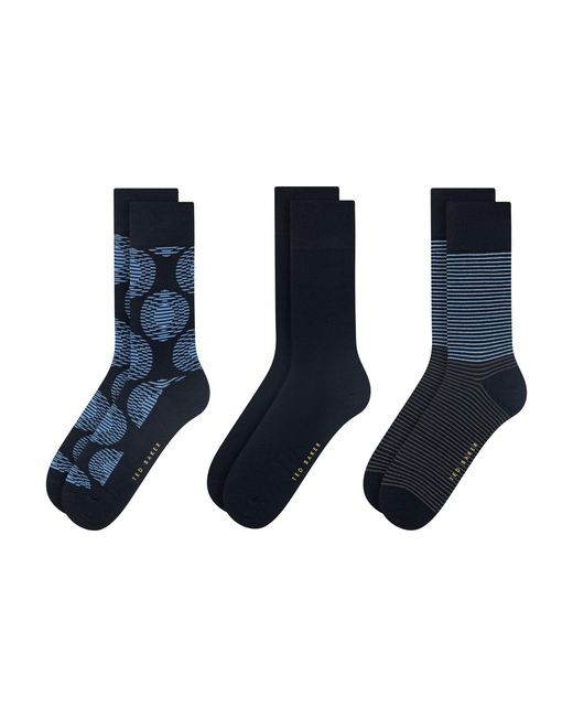 Ted Baker Blue Formal Crew Socks for men