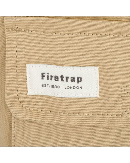 Firetrap Natural Cargo Shorts for men