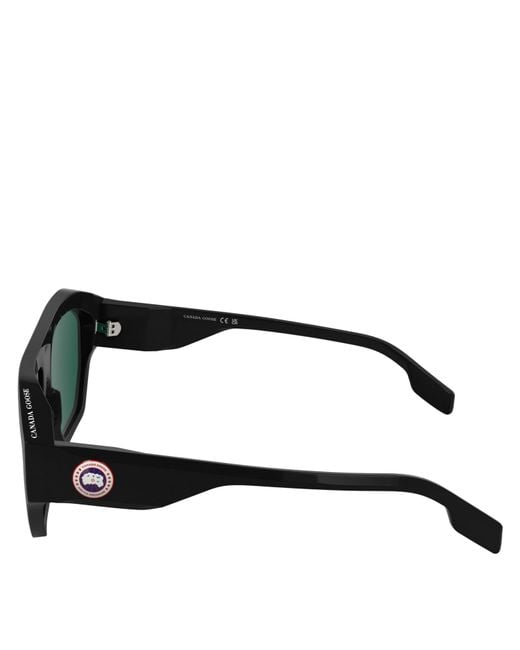 Canada Goose Green Tekapo Aviator Sunglasses for men