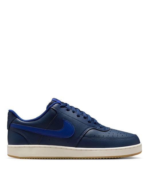 Nike Blue Court Vision Low Trainers for men