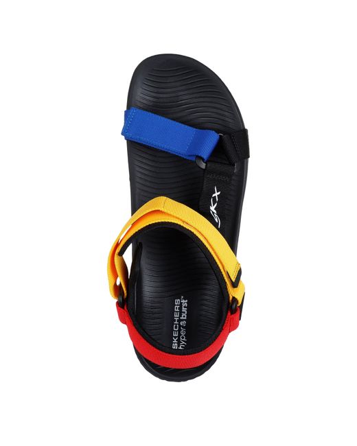 Skechers Blue Hyperslide Slippers for men