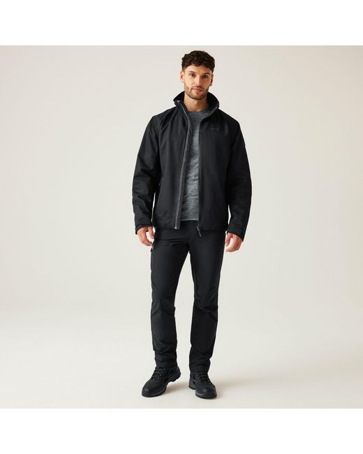 Regatta Black Oakhowe Waterproof Isotex Jacket for men