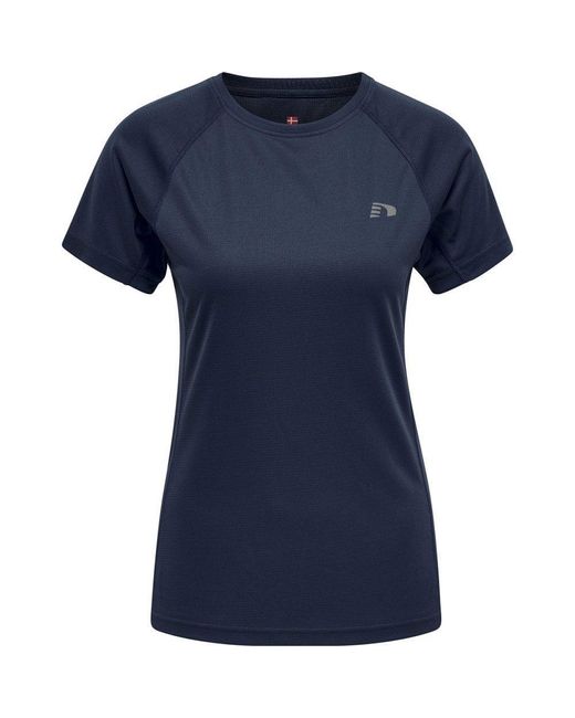Newline Blue Core Running T Shirt Ladies