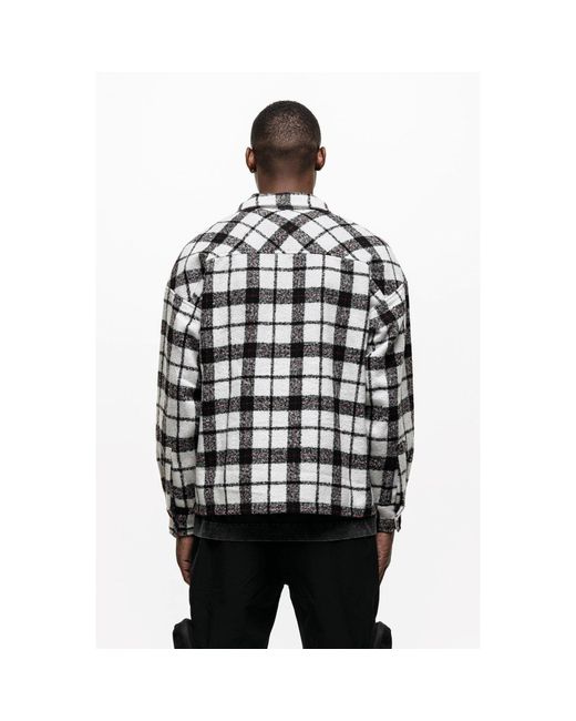 Good For Nothing Red Ombre Check Flannel Shirt for men