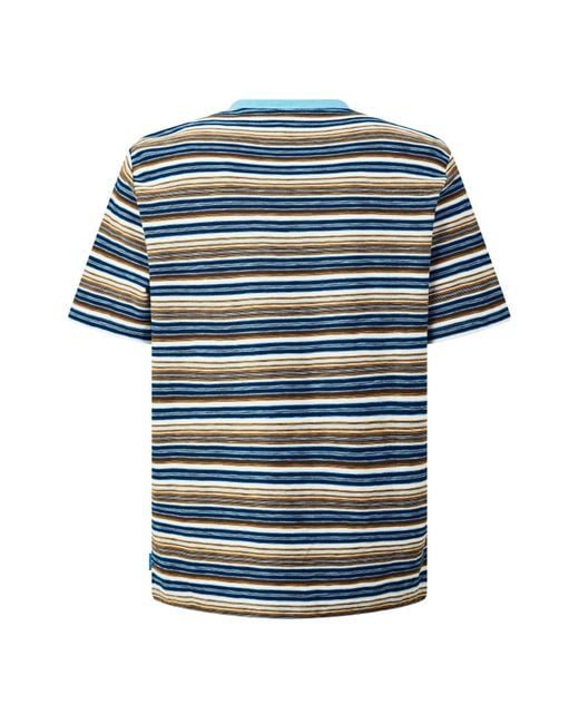 Paul Smith Blue Ps Stripe Tee Sn64 for men
