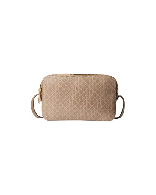 Calvin Klein Natural All Over Print Camera Bag