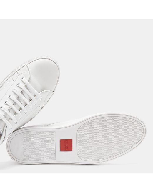 HUGO White Futurism Tenn Lt Low-Top Trainers for men