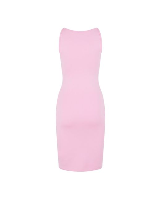 HUGO Pink Neamea Diamante Dress