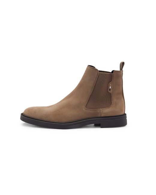 Boss Brown Calev Cheb Chelsea Boots for men