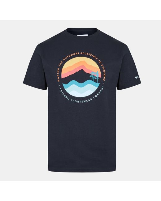Columbia Blue Path Short-Sleeve Performance T-Shirt for men