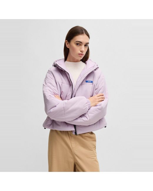 HUGO Purple Freya B Formal Coat