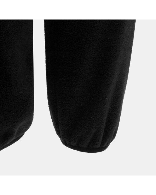 Donnay Black Quarter Zip Fleece Jacket for men