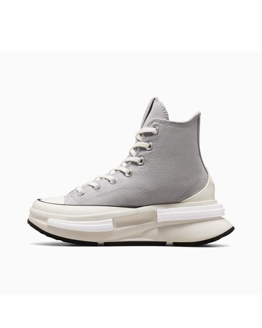 Converse White Adults Run Star Legacy Canvas High-Top Trainers