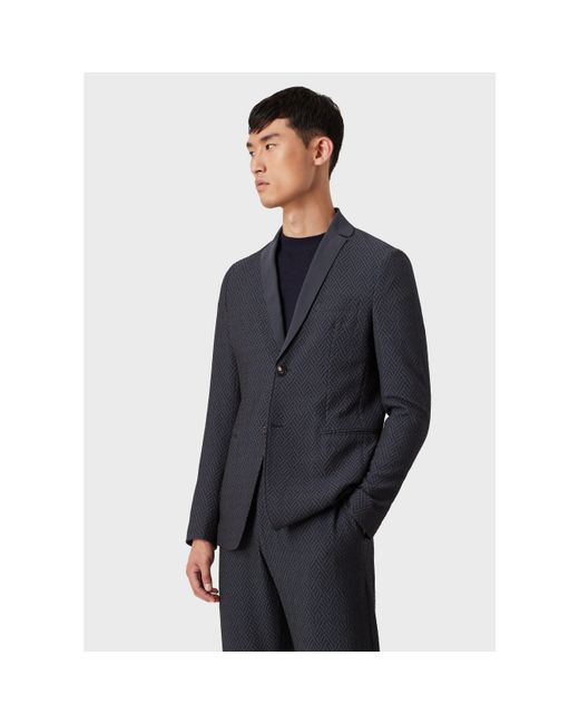 Emporio Armani Blue Emporio 1 Btn Blzr Sn99 for men
