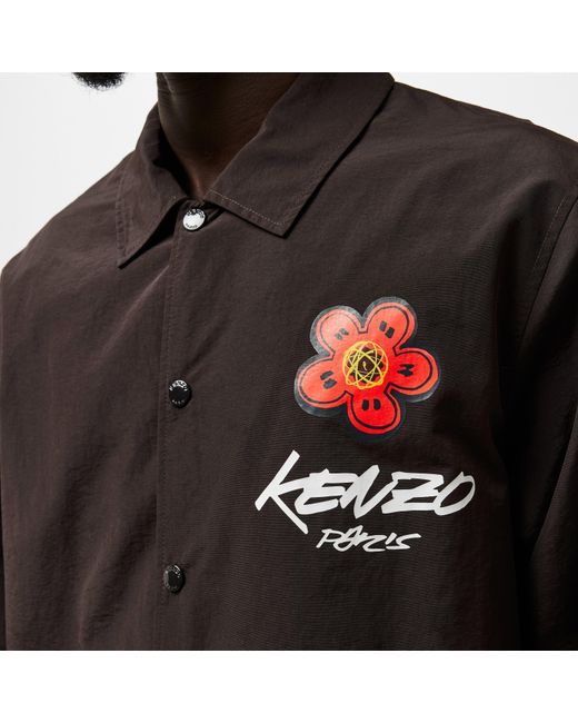 KENZO Brown Futura Coach Jacket for men