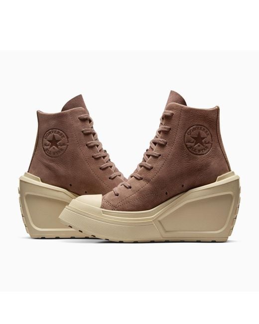 Converse Brown Chuck 70 De Luxe Wedge Co Trainers