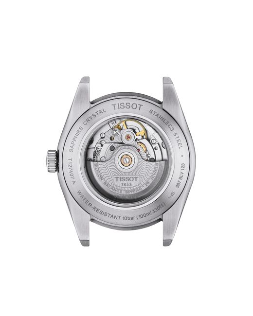 Tissot Metallic Stainless Steel Water Resistant Analogue Quartz Watch for men