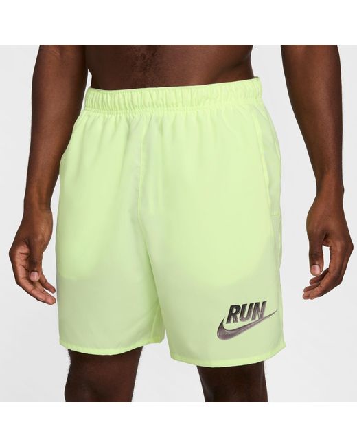 Nike Green Run Energy Challenger Running Shorts for men