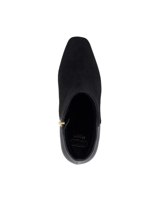Dune Black Orietta Almond Toe Ankle Boots