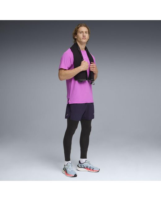 PUMA Purple Hyrox Dryelite Training T-Shirt for men
