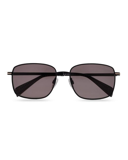 Ted Baker Brown Bak Lance Rectangle Sunglasses for men
