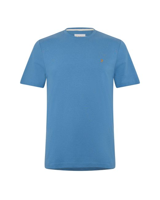 Farah Blue Harrow Ss T-Shirt for men