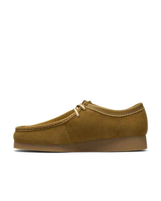 Clarks Brown Wallabee Moc Toe Formal Shoes for men