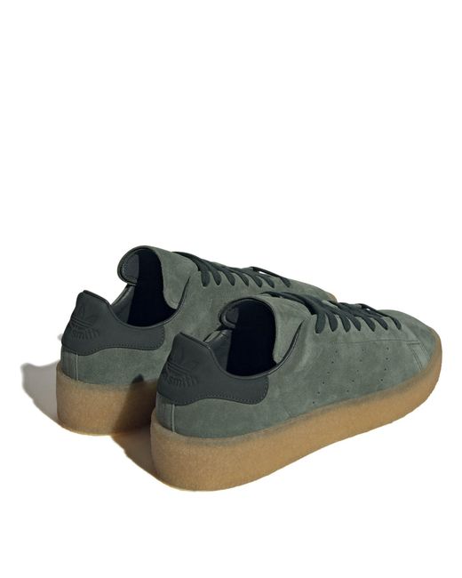 Adidas Originals Green Stan Smith Crepe Shoes for men