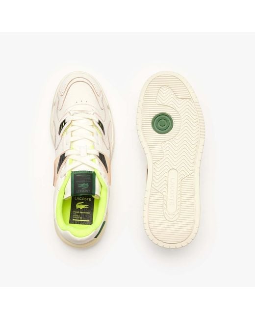 Lacoste White Lt 125 Leather Trainers for men
