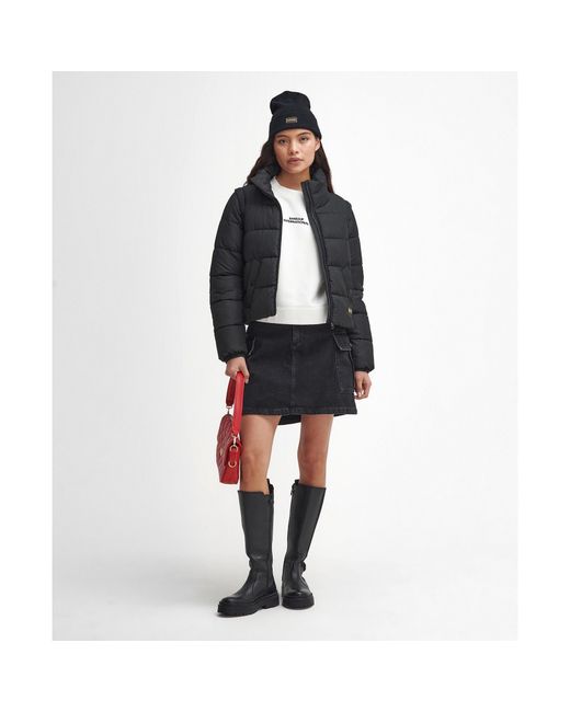 Barbour Black Webber Puffer Jacket