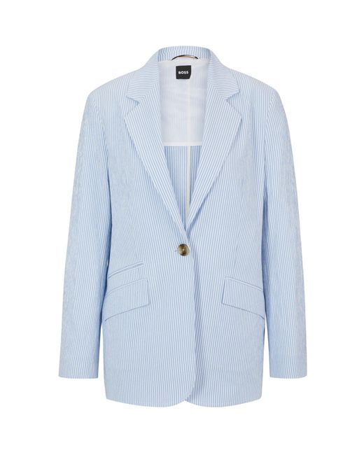 Boss Blue Jopeta Structured Formal Jacket