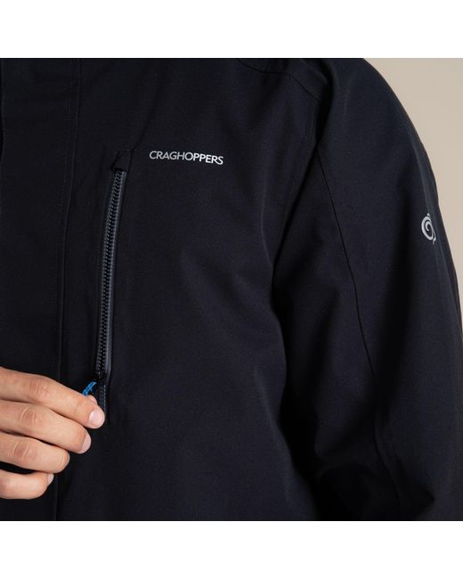 Craghoppers Blue Lorton Ii Waterproof Walking Walking Jacket for men