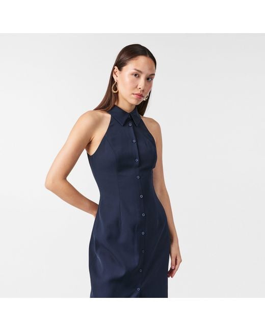 Odd Muse Blue The Ultimate Muse Collar Maxi Dress