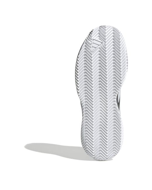 Adidas Gray Avaflash Clay Tennis Shoes