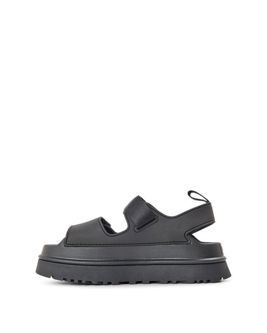Ugg Black Golden Glow Sandals