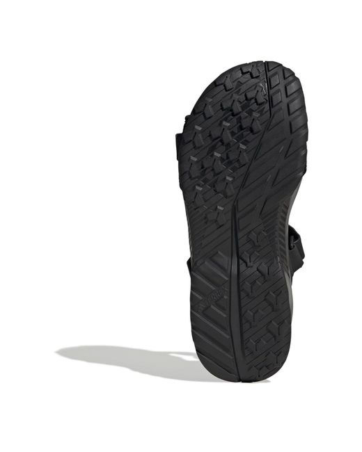 Adidas Black Terrex Hydroterra Sandals for men