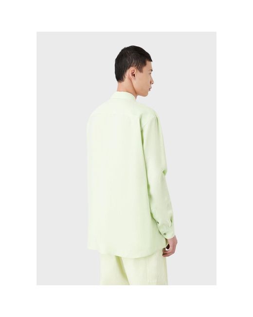Emporio Armani Green Shirt for men