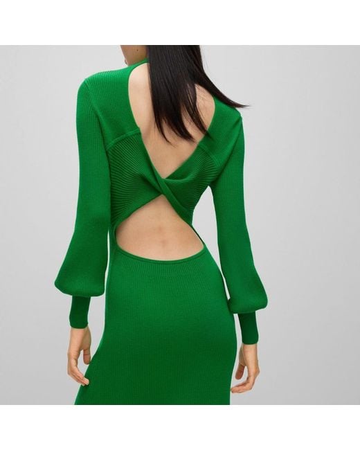 HUGO Green Slopenny Dress