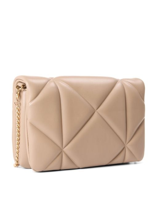 Love Moschino Natural Lm Quilted Cross Body Bags