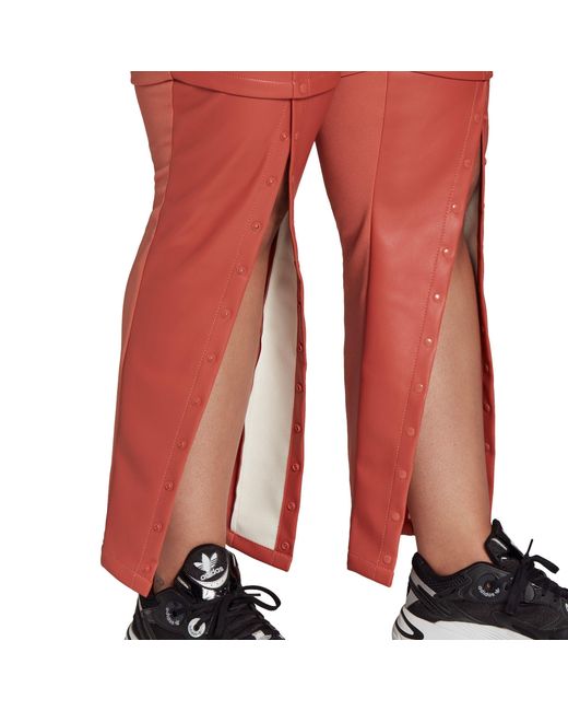Adidas Originals Red Adidas Always Original Slim Snap Plus Size Joggers