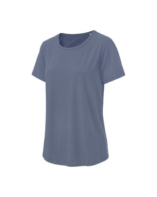 La Gear Blue Essential Pleat-Back T-Shirt