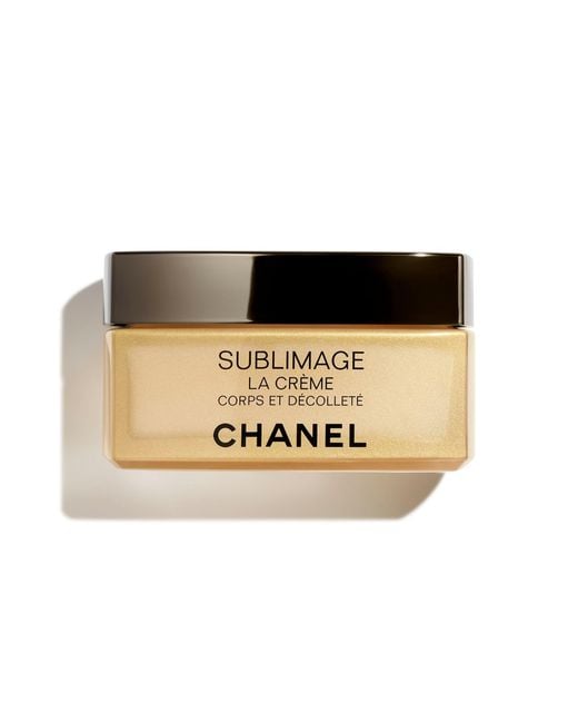 Chanel Metallic Sublimage La Creme Corps Et Decollete Ultimate Body Cream Rejuvenates And Illuminates