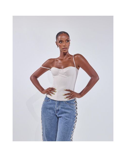 Mars the Label White Everly Corset