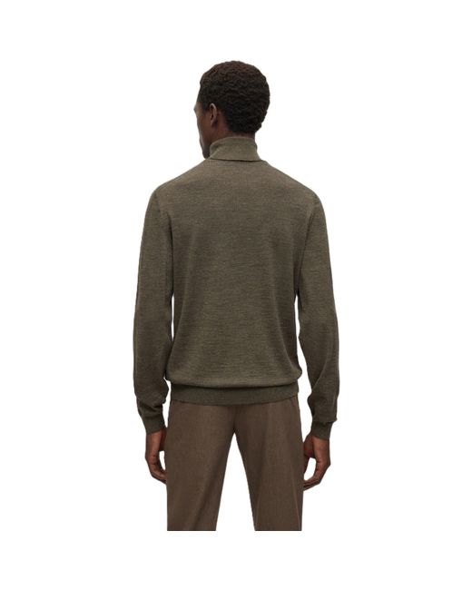 Boss Brown Musso P Crew Sweatshirt for men