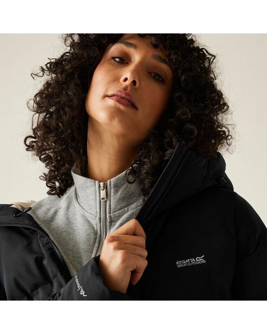 Regatta Black Altoro Waterproof Thermal Quilted Jacket