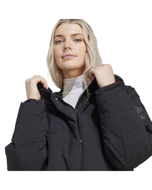 Adidas Black Big Baffle Down Jacket