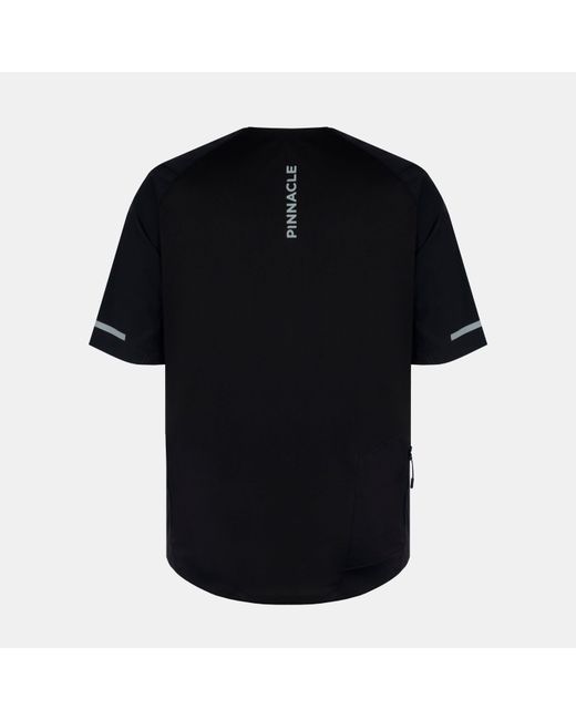 Pinnacle Black Short Sleeve Mtb Jersey for men