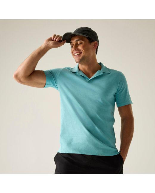 Regatta Green Hadvo Breathable Polo Shirt for men
