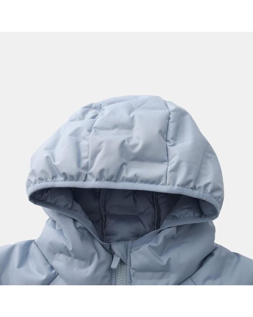 Karrimor Blue Heat-Sealed Hooded Long Sleeve Hip Length Insulated Puffer Jacket